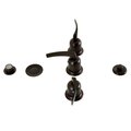 Kingston Brass ThreeHandle Bidet Faucet, Oil Rubbed Bronze KB6325EFL